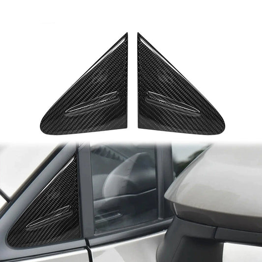 2023-2025 Toyota Corolla GR Carbon Fiber A-Pillar Triangle Window Trim | Dry Carbon Fiber Side Accent