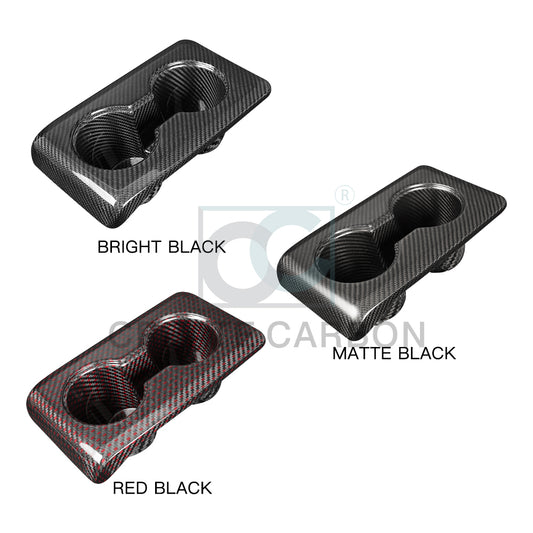 Create Carbon Dry Carbon Fiber Rear Cup Holder Replacement for HONDA CIVIC Type R FL5