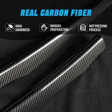 Dry Carbon Fiber Door Panel Trim Cover for Tesla Model Y (2025-2027+) | Standard, Premium, Performance | Juniper