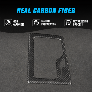 Dry Carbon Fiber Gear Shift Panel Cover for Hyundai Elantra N 2022+ (LHD)