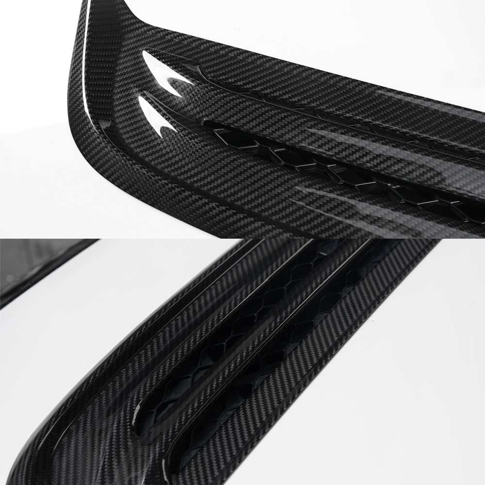Create Carbon Dry Carbon Fiber Hood Vent Grille for Honda Civic Type R FL5 2023-2026+