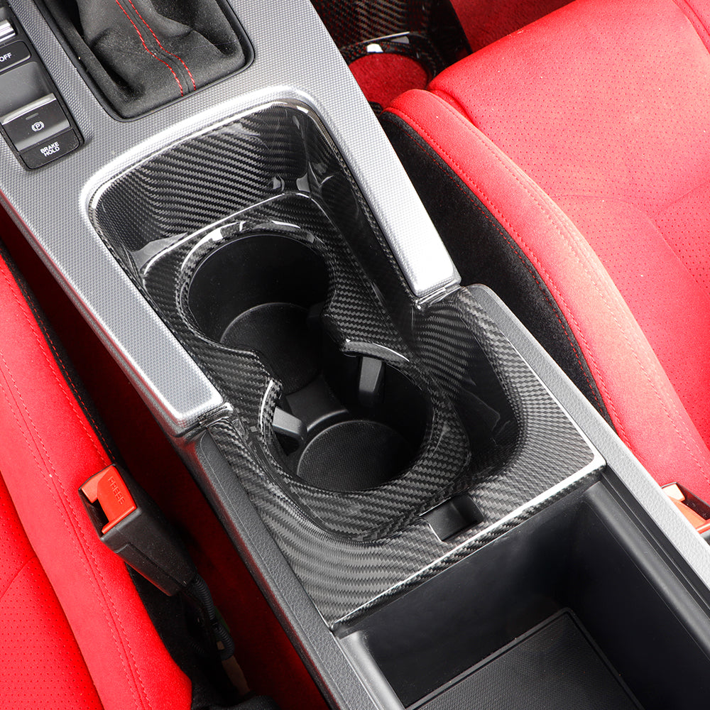 Create Carbon Dry Front Cup Holder Cover for HONDA CIVIC Type R FL5 2023+