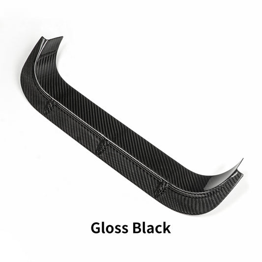 Carbon fiber tail throat upper trim cover installed on 11th Gen Honda Civic Type R FL5