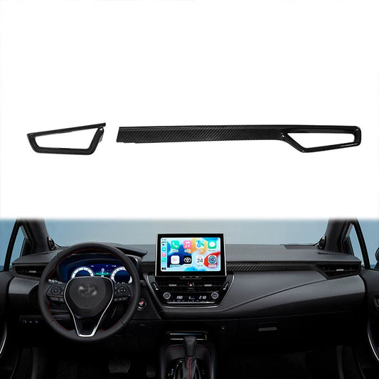 Carbon Fiber Interior Trim for 2023-2025 Toyota Corolla GR | Dry Carbon Fiber Dashboard Left & Right Air Vent Panels