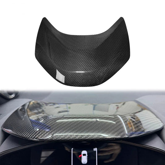 Carbon Fiber Dashboard Cover for 2023-2025 Toyota Corolla GR | Dry Carbon Fiber Instrument Cluster Sunshade Cover