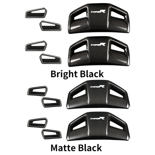 Dry Carbon Fiber Seat Back Covers for Honda Civic 11th Gen Type R FL5