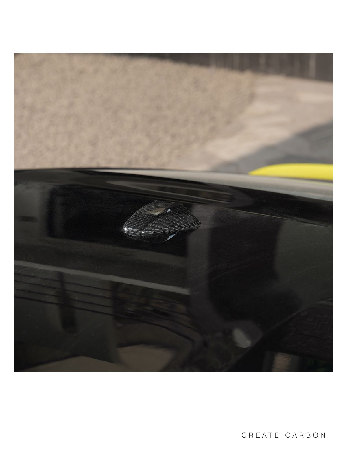 Dry carbon fiber shark fin antenna base cover for 2023+ Nissan Z RZ34 – image 3