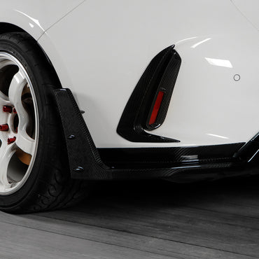 Create Carbon Dry Carbon Fiber Rear Bumper Splitters for HONDA CIVIC Type R FL5 2023-2025+