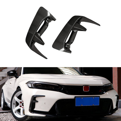 Create Carbon Dry Carbon Fiber Front Duct Cover Set (2PCS) for HONDA CIVIC Type R FL5