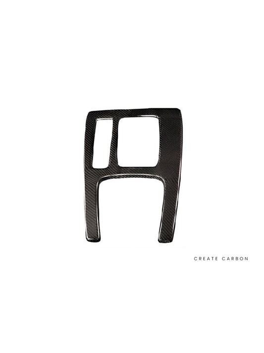 Gear Shift Panel Cover (LHD) for Honda Civic Type R FL5 in dry carbon fiber