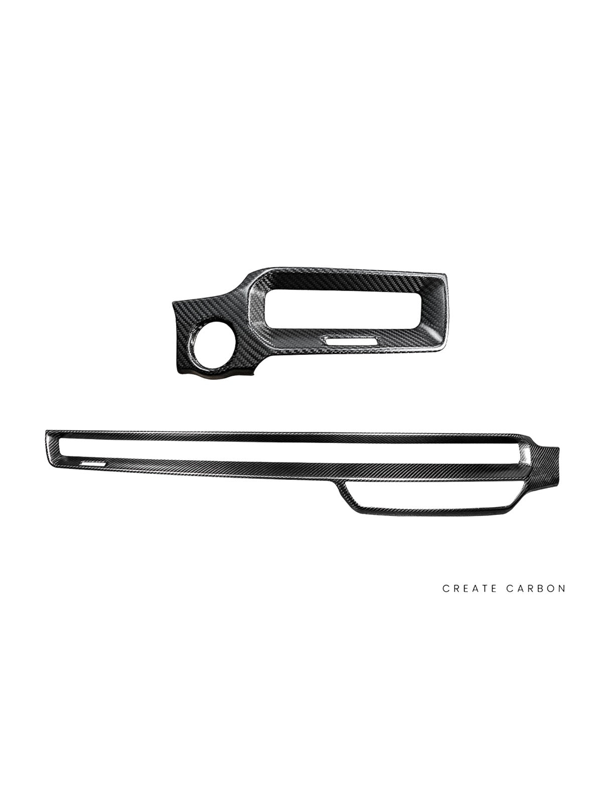 Air Vent Frame Trim (RHD) for Honda Civic Type R FL5 in dry carbon fiber