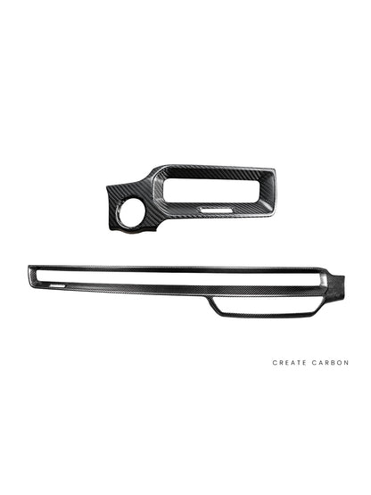 Air Vent Frame Trim (RHD) for Honda Civic Type R FL5 in dry carbon fiber