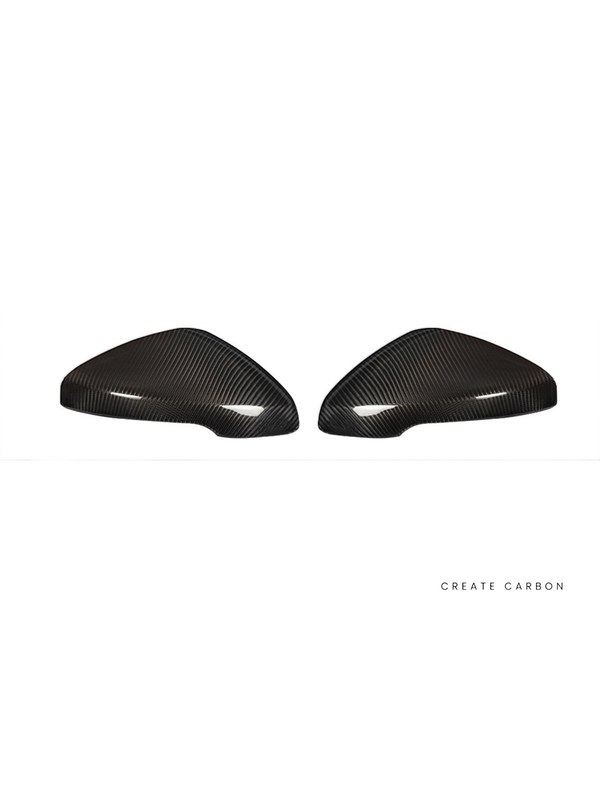 Side Mirror Cover Caps for Honda Civic Type R FL5 in dry carbon fiber