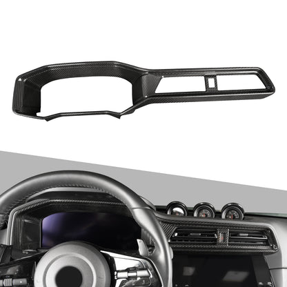 Nissan Fairlady Z RZ34 Dry Carbon Fiber Meter Inner Hood Cover | Interior Gauge Cluster Trim