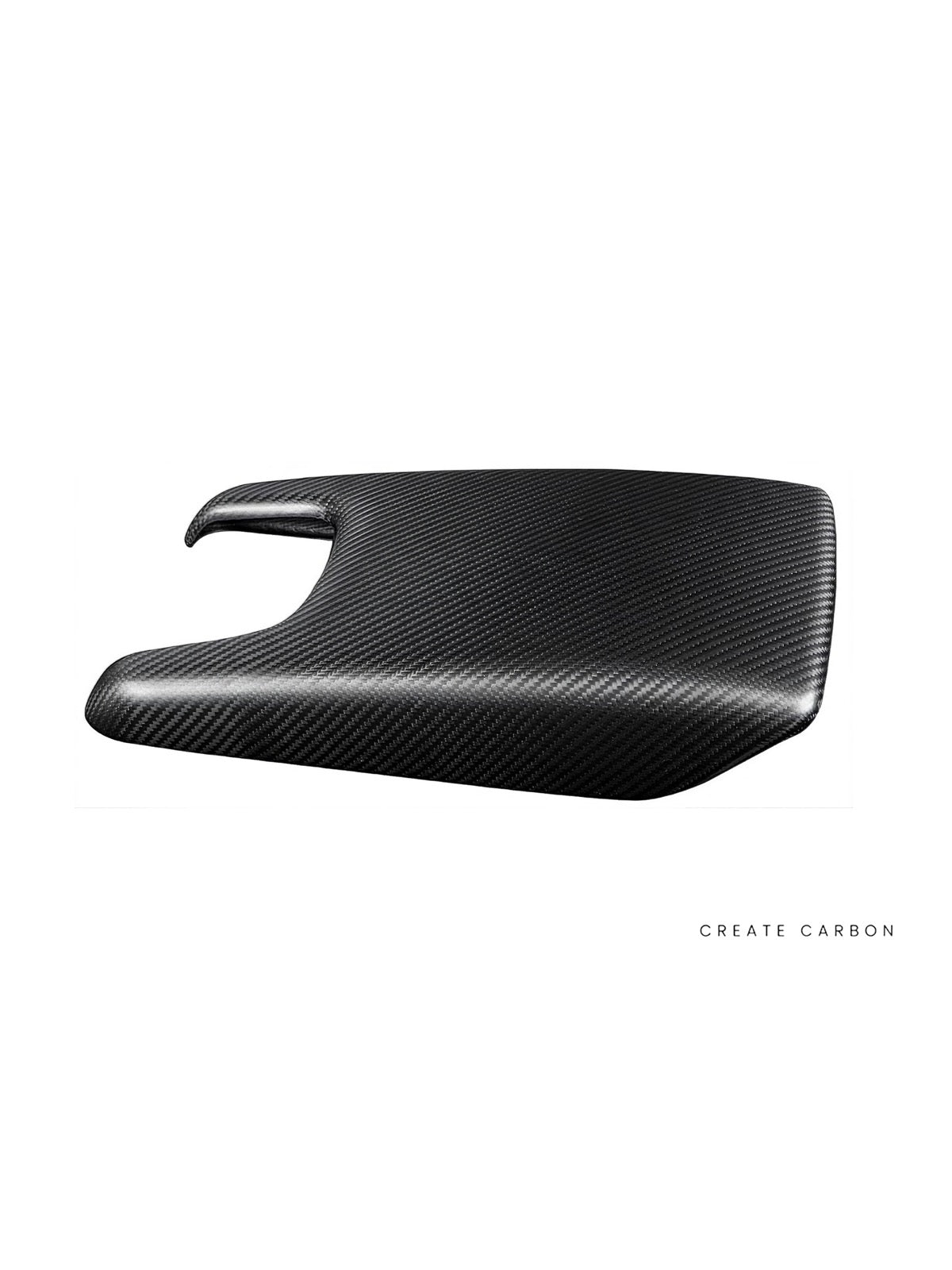 Center Console Armrest Cover for Honda Civic Type R FL5 in dry carbon fiber