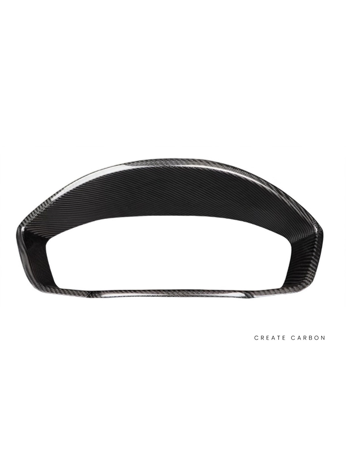 Gauge Cluster Trim Cover for Honda Civic Type R FL5 in dry carbon fiber