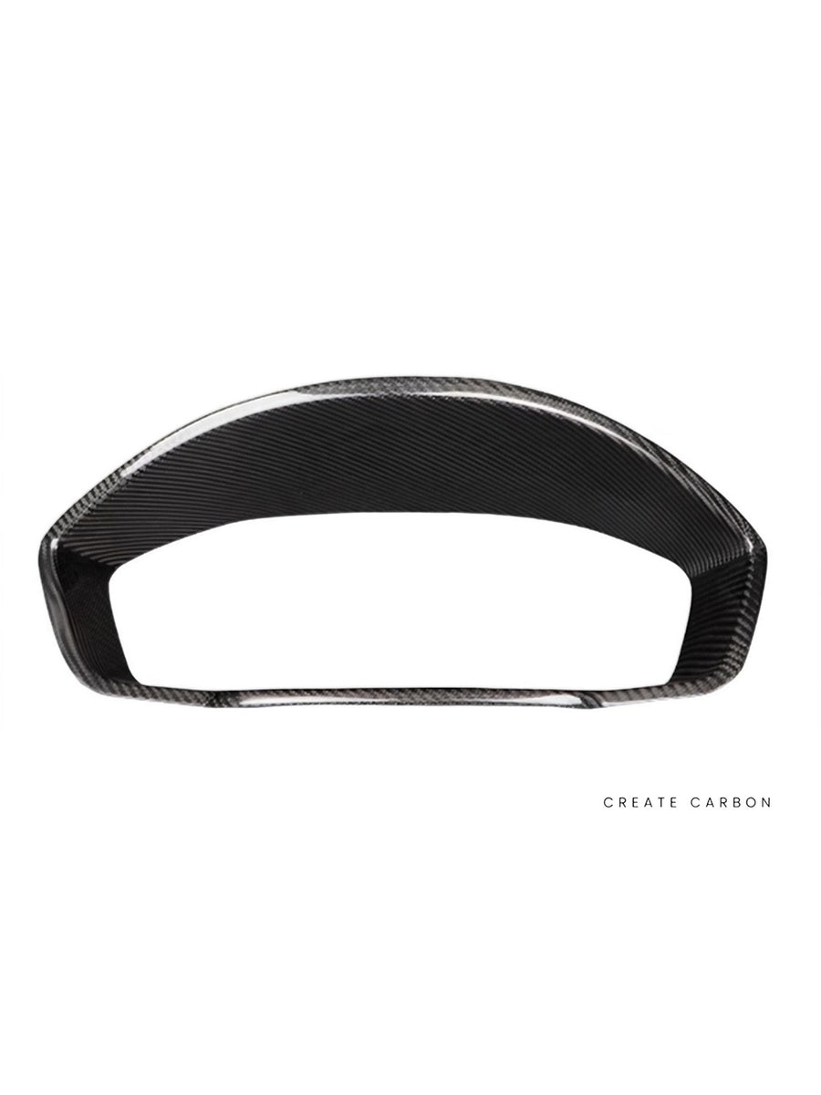CREATE CARBON | Honda Civic Type R FL5 Gauge Cluster Trim Cover – Dry Carbon Fiber