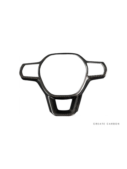 Steering Wheel Trim Cover for Honda Civic Type R FL5 in dry carbon fiber