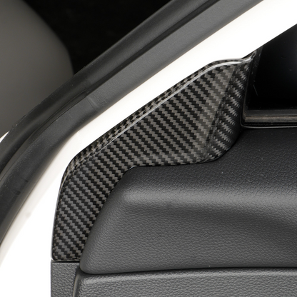 Create Carbon Dry Carbon Fiber Inner Door A Pillar Trim Cover for HONDA CIVIC Type R FL5 2022+