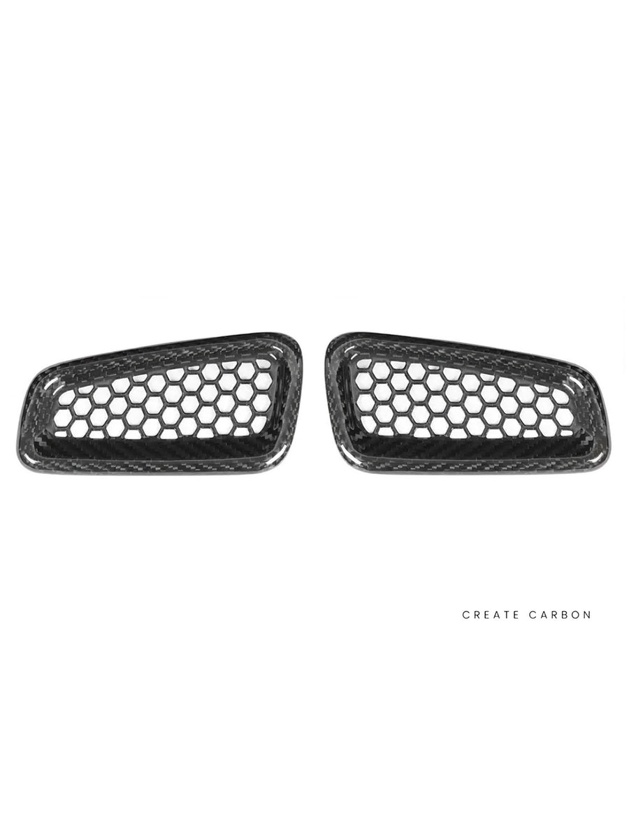 CREATE CARBON | Honda Civic Type R FL5 Dash Air Vent Panel Cover – Dry Carbon Fiber