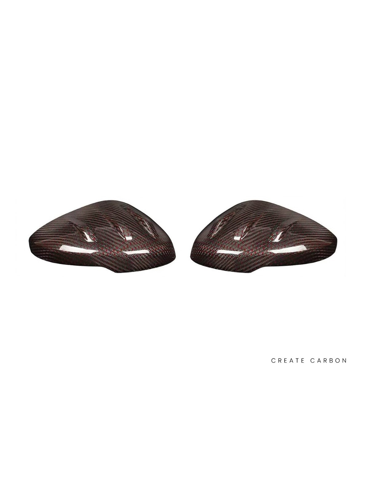 Dry carbon fiber side mirror cap covers for Honda Civic Type R FL5, additional product view 2