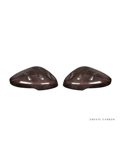 Dry carbon fiber side mirror cap covers for Honda Civic Type R FL5, additional product view 2