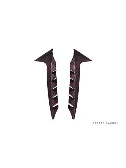 Side Fender Vent Covers for Honda Civic Type R FL5, additional product view 3