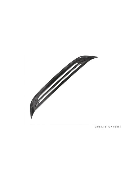 Hood Vent Grille for Honda Civic Type R FL5 in dry carbon fiber