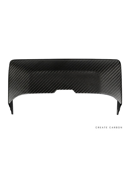 Center Screen Back Cover for Honda Civic Type R FL5 in dry carbon fiber