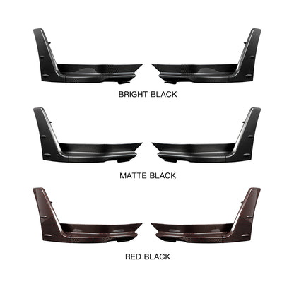 Create Carbon Dry Carbon Fiber Rear Bumper Splitters for HONDA CIVIC Type R FL5 2023-2025+