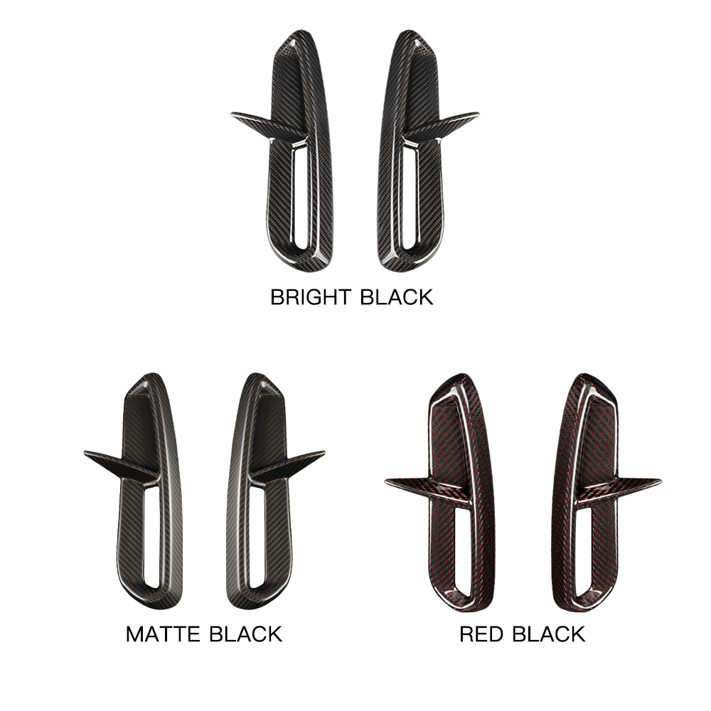 Create Carbon Carbon Fiber Rear Bumper Diffuser Spoiler Set (2PCS) for HONDA CIVIC Type R FL5