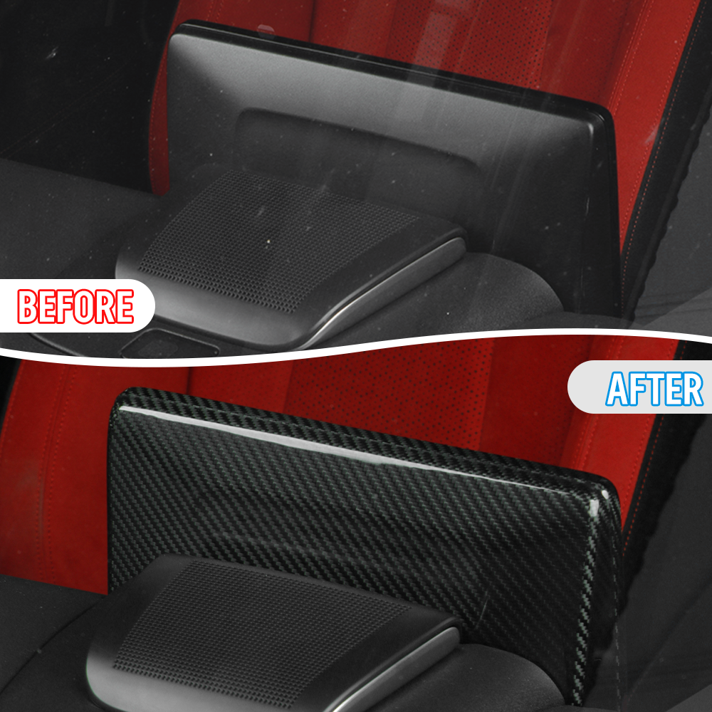 Create Carbon Dry Carbon Fiber Center Screen Back Cover (1PC) for HONDA CIVIC Type R FL5 2023+