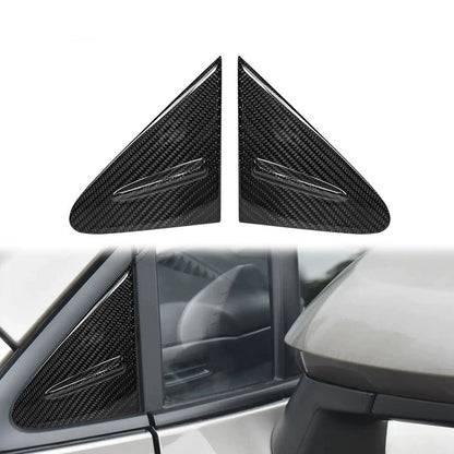 2023-2025 Toyota Corolla GR Carbon Fiber A-Pillar Triangle Window Trim | Dry Carbon Fiber Side Accent