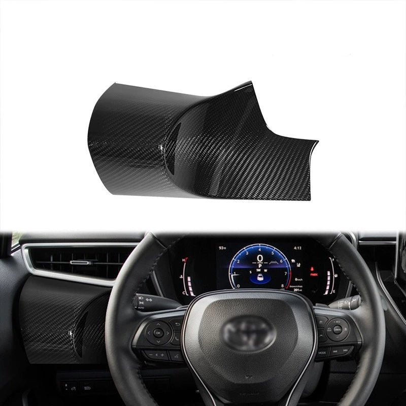 Create Carbon Carbon Fiber Dashboard Left AC Panel Trim for 2023-2025 Toyota Corolla GR | Dry Carbon Fiber Interior Accent