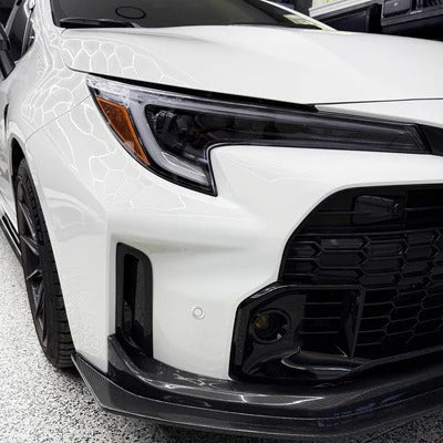 2023 GR Corolla carbon fiber front bumper trim
