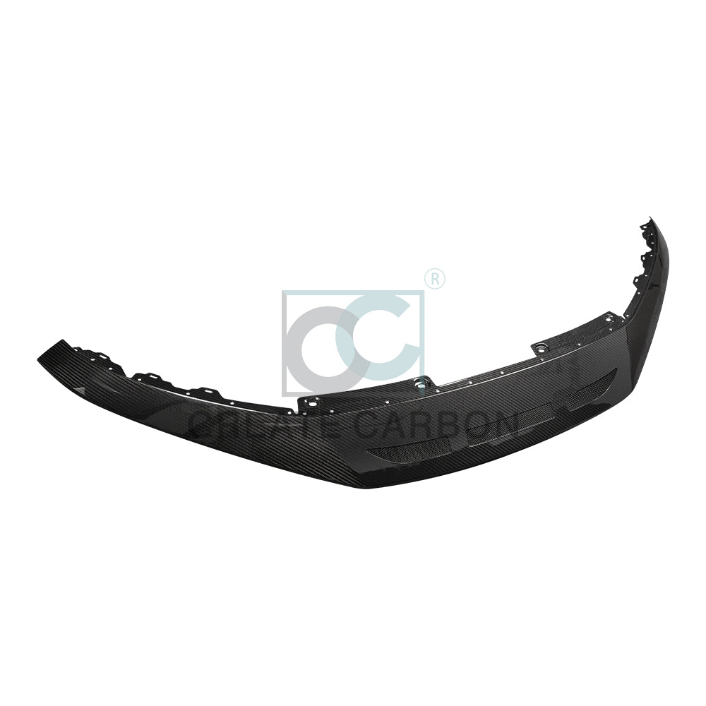 Create Carbon Dry Carbon Fiber Front Bumper Upper Grille Cover Replacement for HONDA CIVIC Type R FL5