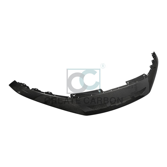 Create Carbon Dry Carbon Fiber Front Bumper Upper Grille Cover Replacement for HONDA CIVIC Type R FL5