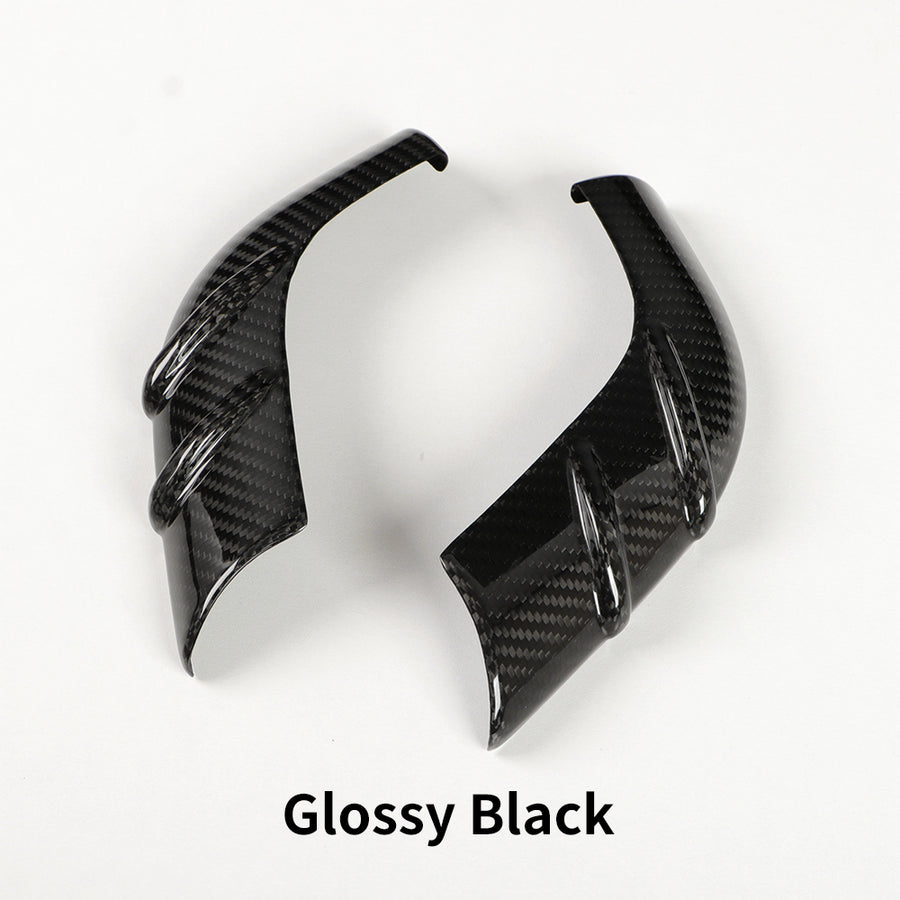 Tesla Model Y Juniper Side Mirror Strip Covers (2025+) | Dry Carbon