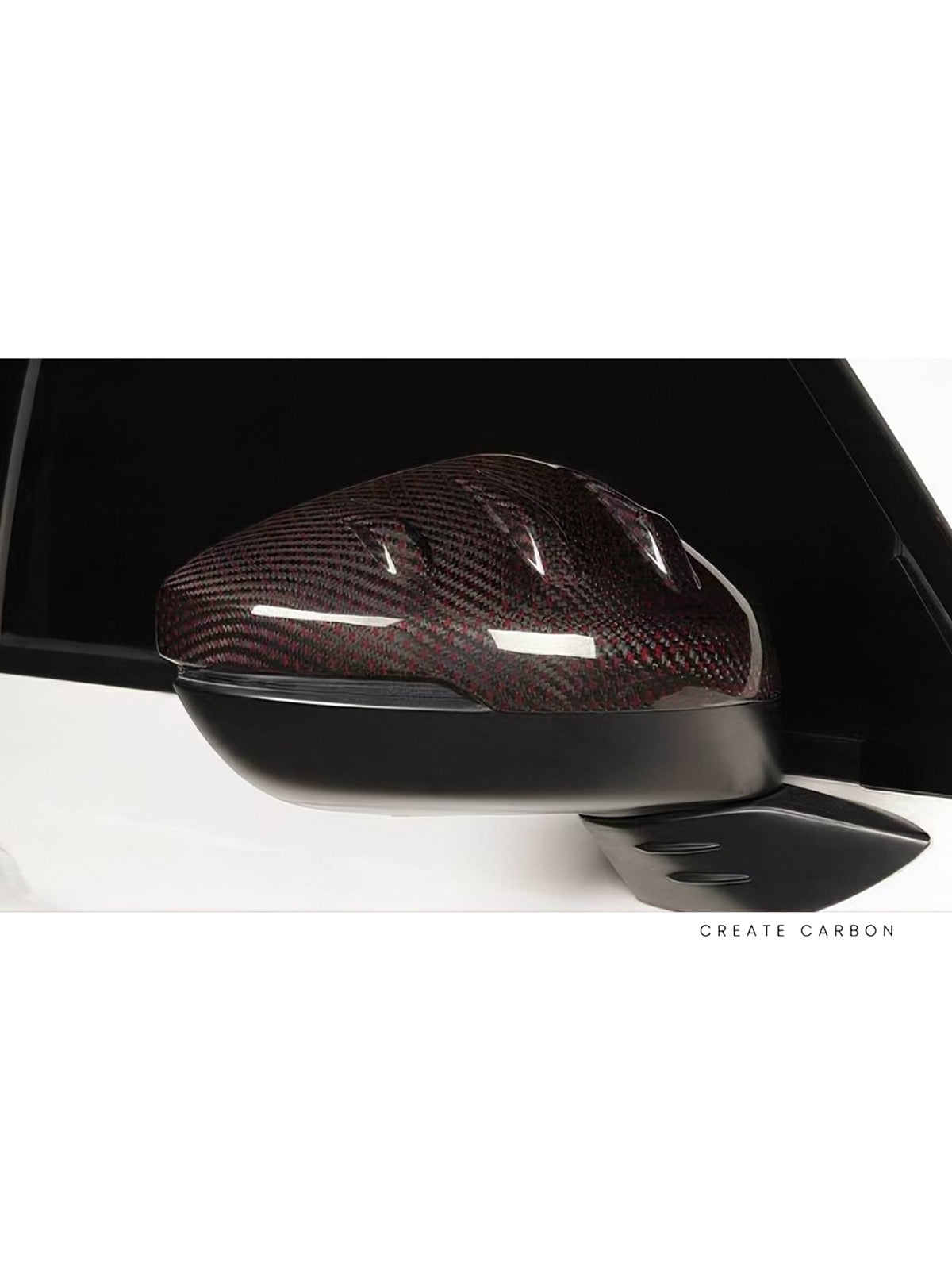 Dry carbon fiber side mirror cap covers for Honda Civic Type R FL5, additional product view 6
