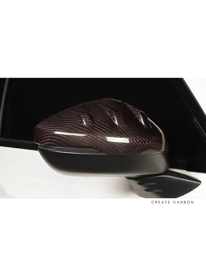 Dry carbon fiber side mirror cap covers for Honda Civic Type R FL5, additional product view 6