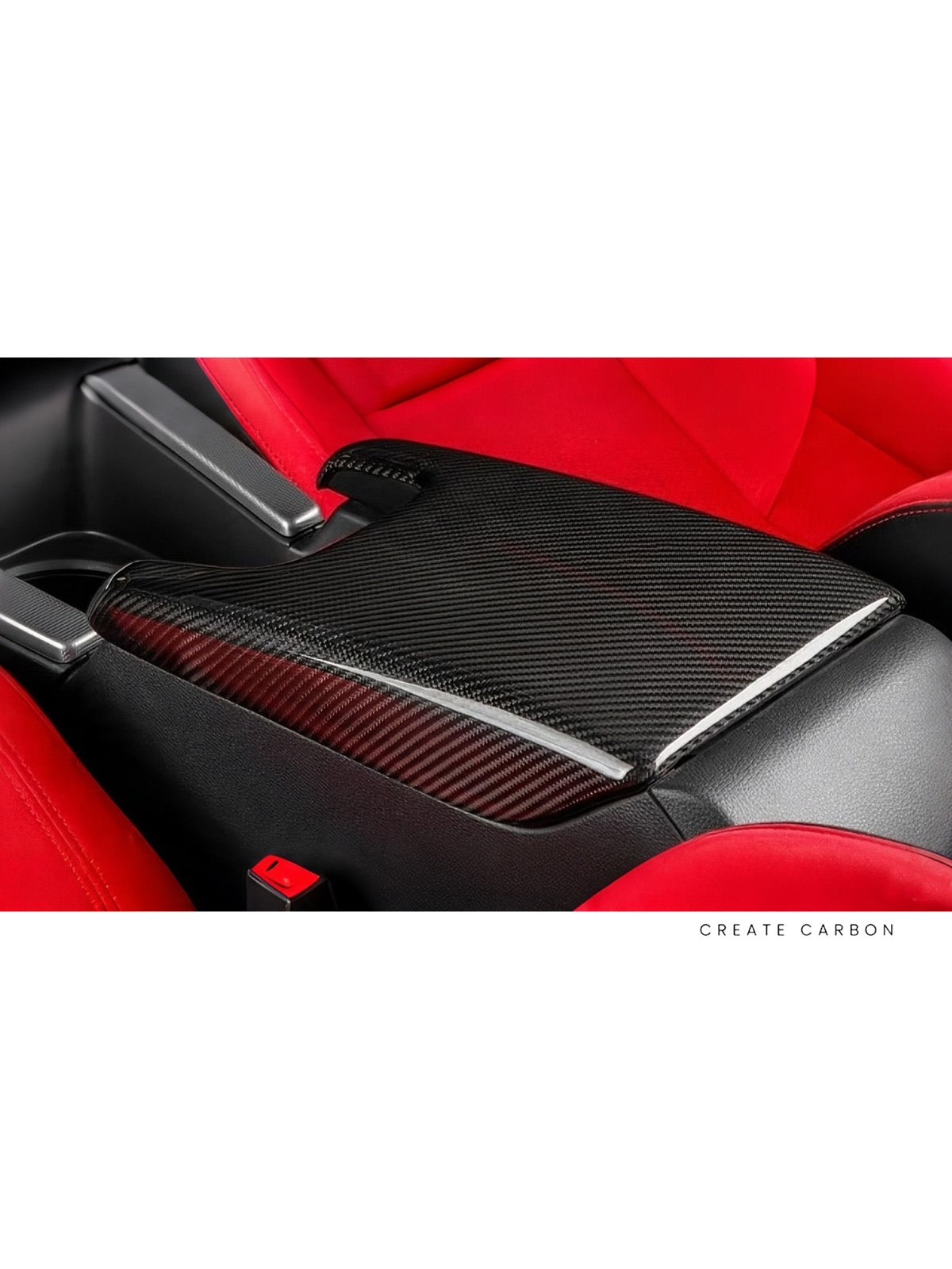 Center Console Armrest Cover for Honda Civic Type R FL5, additional product view 5