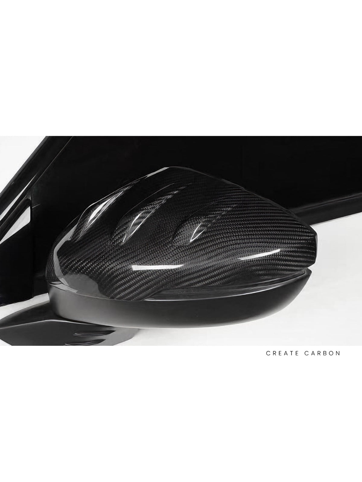 Dry carbon fiber side mirror cap covers for Honda Civic Type R FL5, additional product view 5