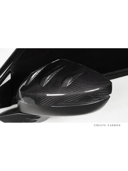 Dry carbon fiber side mirror cap covers for Honda Civic Type R FL5, additional product view 5