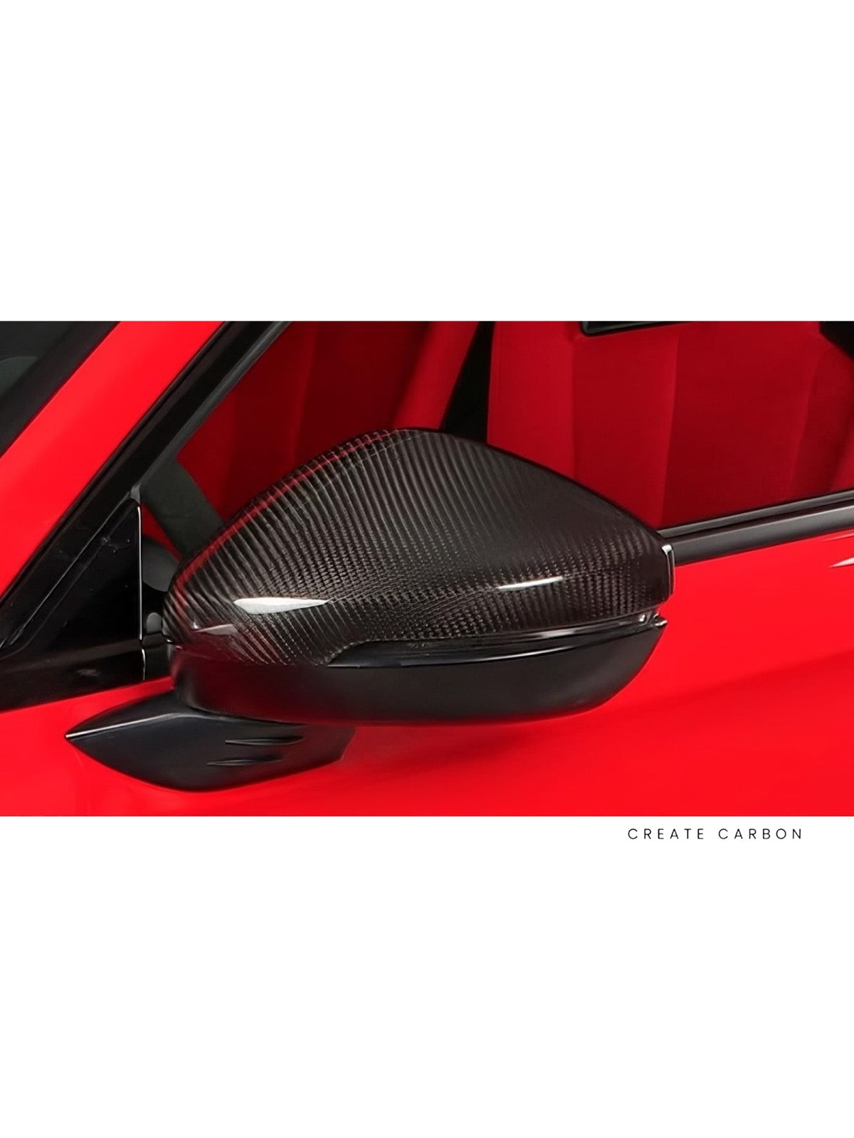 Side Mirror Cover Caps for Honda Civic Type R FL5, additional product view 4