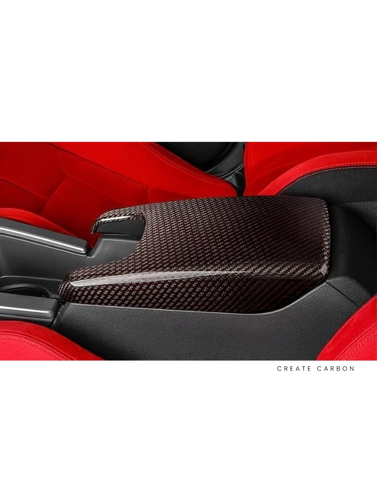 Center Console Armrest Cover for Honda Civic Type R FL5, additional product view 4