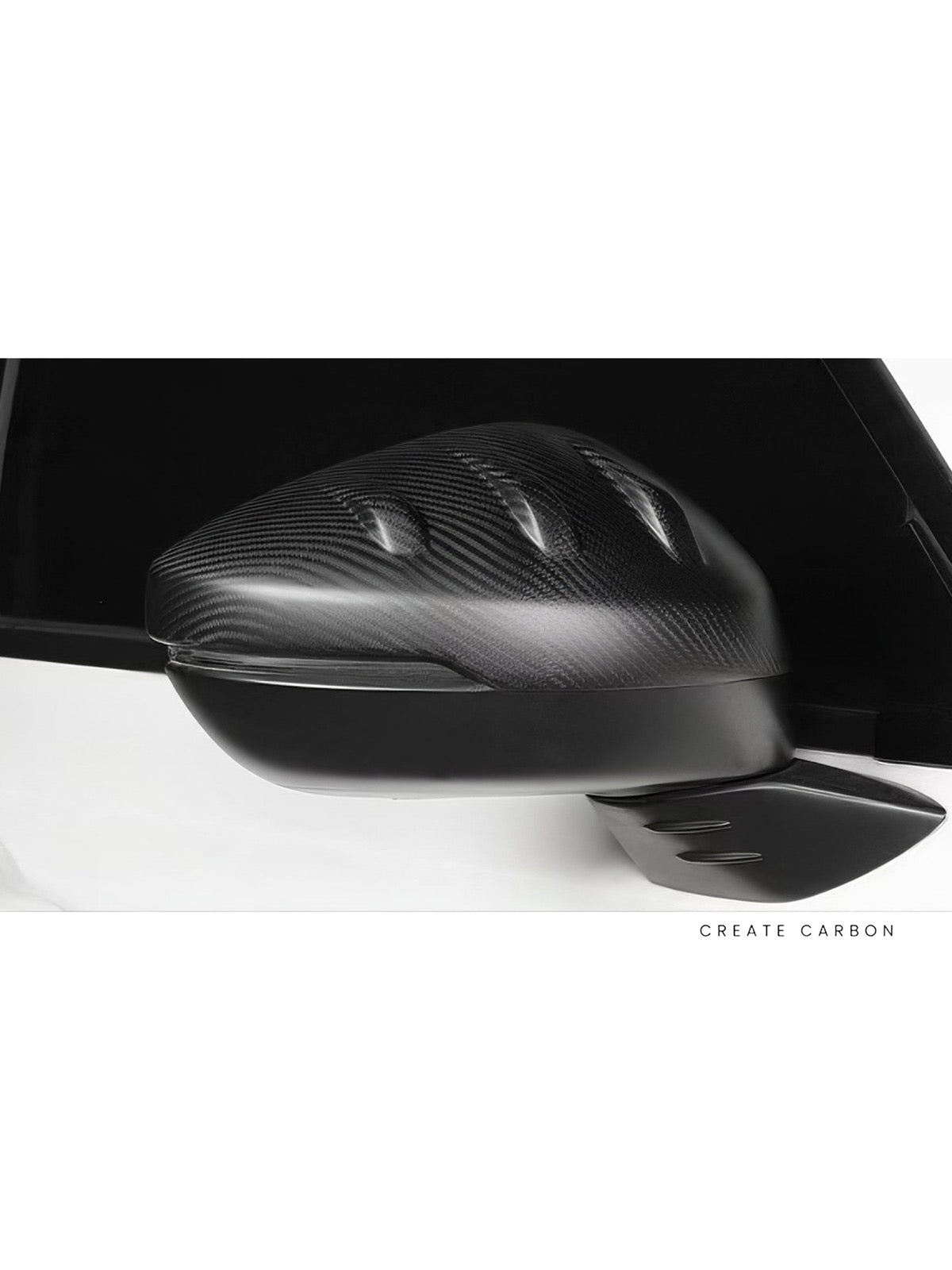 Dry carbon fiber side mirror cap covers for Honda Civic Type R FL5, additional product view 4
