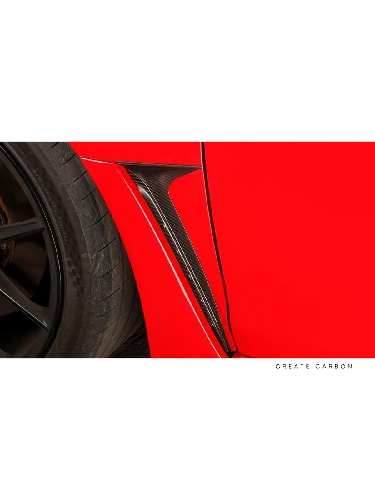 Side Fender Vent Covers for Honda Civic Type R FL5, additional product view 5
