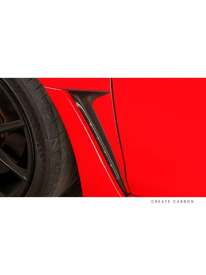 Side Fender Vent Covers for Honda Civic Type R FL5, additional product view 5