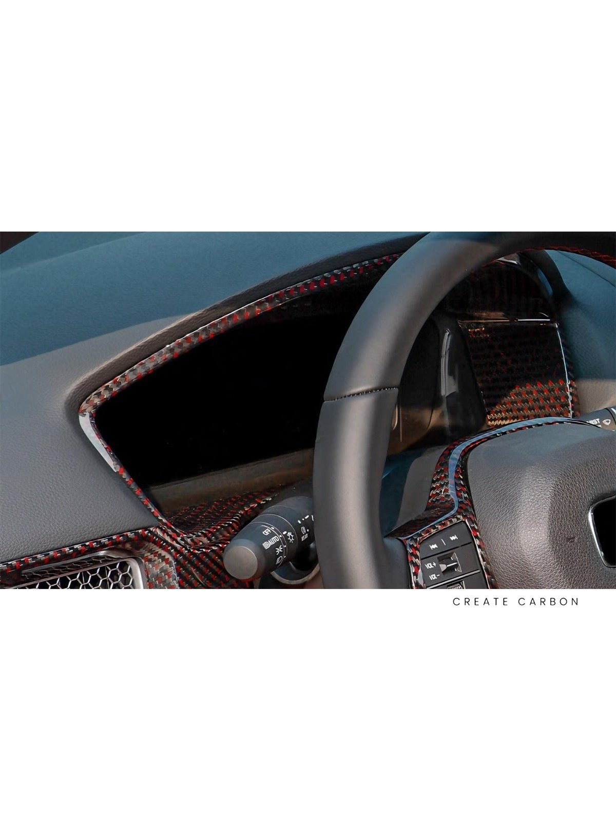 Gauge Cluster Trim Cover for Honda Civic Type R FL5, additional product view 4