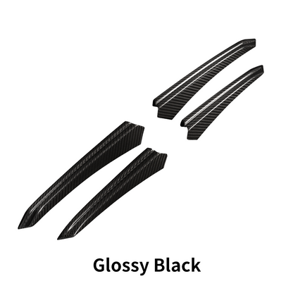 Create Carbon 4PCS Dry Carbon Fiber Fog Light Panel Cover for Hyundai Elantra N 2024–2026 Front Bumper Trim (LHD)